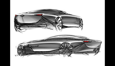 BMW Pininfarina Gran Lusso Coupé Concept 2013 rendering 2